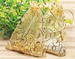 50/200pcs 4×5 inch Gift Wrap Bags Drawstring Pouches Party Wedding Gift Bags USA