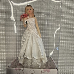 Mega Favors Keepsake Wedding Cake Cupcake Toppers Poly Resin – Lot of 20 – NIB