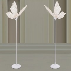 2PCS 110V Creative Wedding Butterfly LED Floor Lamp 57.5-70.1in For Wedding