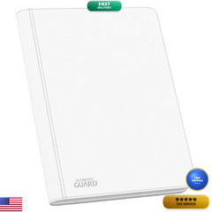 Ultimate Guard Zipfolio 320 16 Pocket Xenoskin White