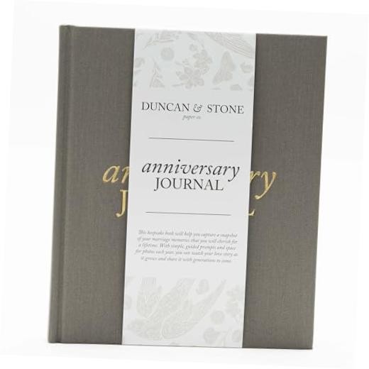 Anniversary Journals for Couples – Wedding Notebook & More – Cute Taupe