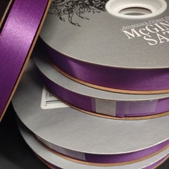 #3 Satin Purple 100 Yard Corsage Ribbon 9/16″ Corsages Bouquet Wedding Prom