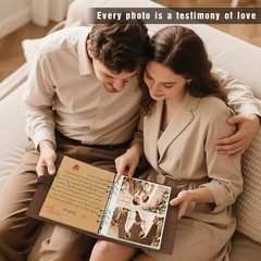 Artmag Photo Album 4×6 200 Photos, Thick Leather Cover Picture Album with 30 …
