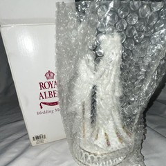 Royal Albert OCR Wedding Bride and Groom Porcelain Floral Wedding Figurine
