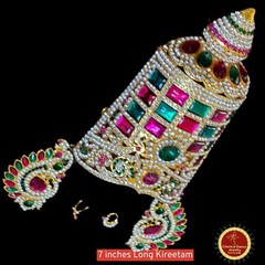 Designer Goddess Varalakshmi AMMAVARU KIREETAM SET | Amman Pooja Festivals