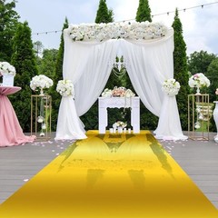 Wedding Aisle Runner Set Decorative PET Coating Runner Ceremonies Parties Events