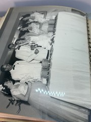 Vintage Wedding Album 17 Photos Ephemera 8”x10” Black and White 1953