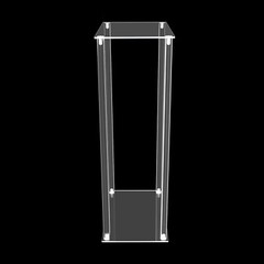 10Pcs Acrylic Flower Stand Wedding Centerpiece Tall Vase Bouquet Backdrop Vase