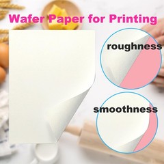 Wafer Paper for Edible Ink Printers Glutinous Rice Paper for Cake Decoration