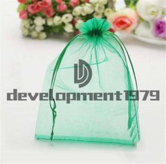 100Pcs Organza Favor Gift Candy Sheer Bags Jewelry Pouch Wedding Party