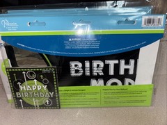 Birthday Mode, Activated Foil, Balloon Bouquet, Five Piece, Balloon With Weight