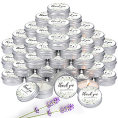 Mtlee 50 Pcs Wedding Candles Gift Favors For Guests 1 Oz Lavender Scented Soy