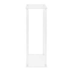 10Pcs Acrylic Clear Vase, 7.9×7.9×23.6In Rectangular Flower Display Stand,