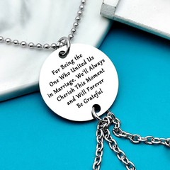 Wedding Officiant Gifts Hanging Ornament Car Rear View Mirror Hanging for Wed…