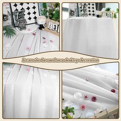 Ceiling Drapes 4 Panels Wedding Arch Draping Fabric 20FT Chiffon Party Decor