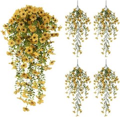 Artificial Flowers Plastic Fake Plants UV Resistant Home Wedding Corridor Decor