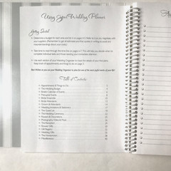 NEW I Do Wedding Planner Organizer Spiral Bound Book w/Pockets & Checklists