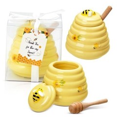 Pcs Baby Shower Prize for Winners Honey Party Favors 3 oz Ceramic Honey Jars 1