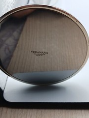 Vera Wang Wedgwood Infinity Toasting Champaigne Flutes Silver & Glass Set of 2