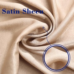 9.6 Feet x 10 Feet Biscotti Beige Silky Soft Curtain Wedding Backdrop Drapes,…