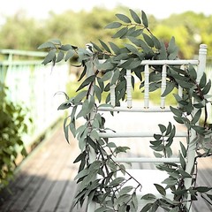 5 ft long Frosted Green Artificial Willow Foliage Garlands Wedding Decorations