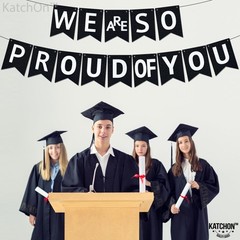 KatchOn, We are So Proud of You Banner – Huge, 10 Feet, No DIY | Congratulati…
