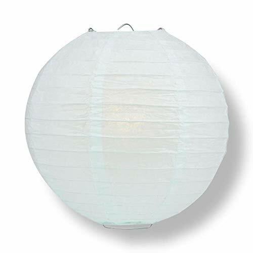 Quasimoon PaperLanternStore Decorative Paper Lantern – (Single, 12-Inch, Arct…
