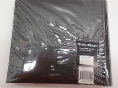 PHOTO ALBUM HOLDS 200 PHOTOS 10X15CM OR 4X6 BLACK NEW