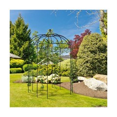 Outvita Garden Arch Arbor, Heavy Duty Metal Pergola Pavilion Trellis Birdcage…