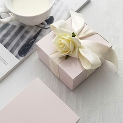 Blush 100 pcs Cake FAVOR BOXES 4″x4″x2″ Wedding Party Decorations GIFT Supply