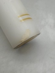 Wedding Unity Candle White Unscented To Have and to Hold Two in One Flesh 12″