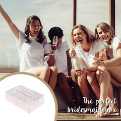 Thank You Bridesmaid box (10, marble)