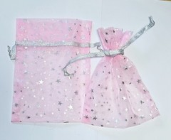 Gift Bags for Package PINK Heart Gift Pouch Candy Wedding Favor 5×7″ 50 pcs