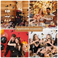 1600 Pcs Bulk Artificial Rose Flower Petals for Wedding Gold, White, Black