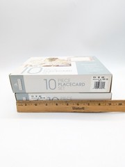 Malden Lot of 2 10 Piece Placecard Sets 20 Total 3.25″ x 2.5″ Silver Frames New