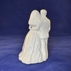 Wedgwood Special Occasions Wedding Day Cake Topper Bride Groom Bone China