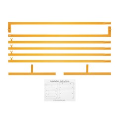 Square Arch Stand for Weddings – Adjustable Height Metal Backdrop Decoration