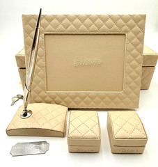 Wolf Designs Wedding Bridal Briefcase: Guestbook, Ring Cases, Pen, more – read
