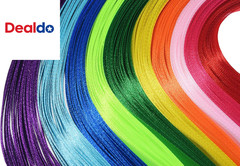 100 Pieces Multi-Color Ribbon Wands Streamers Sticks with Gold Bell, Chromatic S
