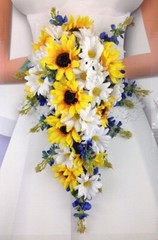 1 Natural wedding bouquet flowers