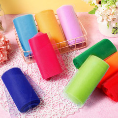 32 Colors Tulle Rolls Tulle Fabric 6 Inches by 25 Yards Rainbow Ribbon Netting N