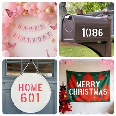 3 Inch Letter Stencils for Painting, 48pcs Large Reusable Alphabet and Number…