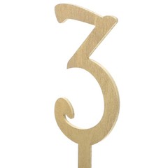 20Pcs Elegant Wooden Table Number Signs for Party Wedding Reception Golden