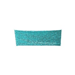10 Turquoise Spandex Sequined CHAIR SASHES Ties Wraps Wedding Party Decorations
