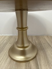 Gold Metal Cake Stand 11” Pedestal Dessert Display Wedding Decor