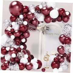 Maroon Graduation Party Decorations/Graduation Decorations Maroon White