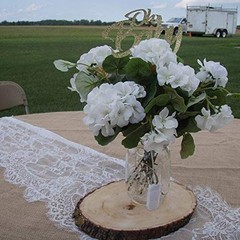 Your Chair Covers – 60 x 120 Inch Rectangular Rustic Jute Natural Burlap Tabl…