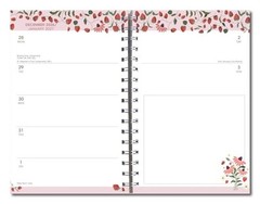 2026-2027 Weekly & Monthly Planner, 16-Month Designer: Strawberry Patch