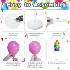 2 Sets 11.57 Inches, 12.9 13 7.8 Balloon Stand