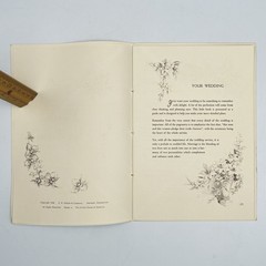 NOS 1950 PLANNING YOUR WEDDING 3-Month Bride’s Plan! GIBSON VTG Pamphlet Booklet